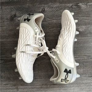 Under Armour UA Clone Magnetico‎ Pro FG Elite Soccer Cleats Size 9 - White